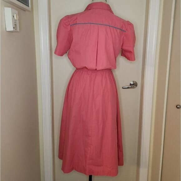 80s pink dress - Picture 4 of 12